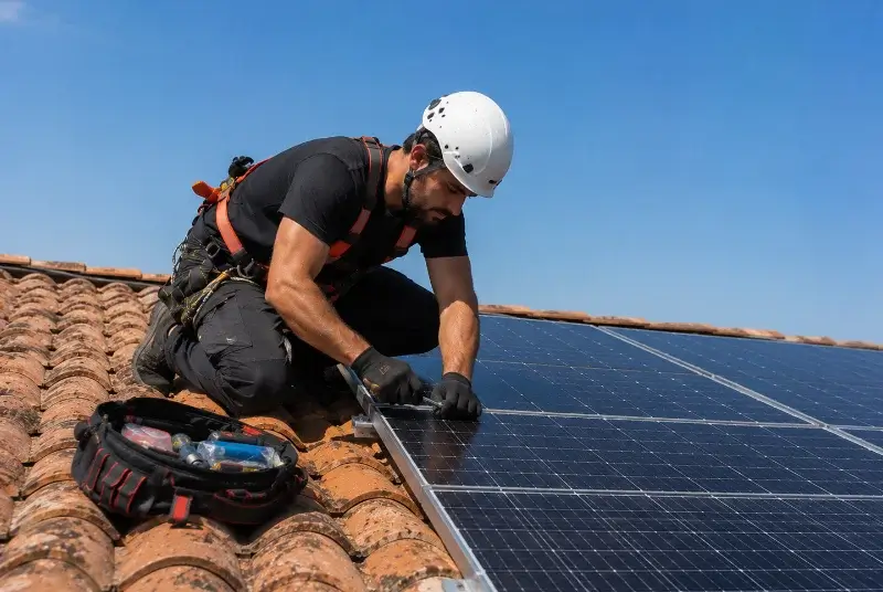 Maintenance et monitoring de panneaux solaires à Arces